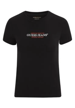 VESTIBILITÀ SLIM AMERICAN TRADITION - Print T-shirt - Nero -Guess Clothing Sale 5235c30c06fe4743a95370e76e9b926e