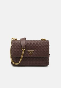 Guess Lisbet Convertible Xbody Flap - Handbag - Mahogany