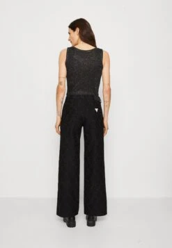 Maria Wide Leg - Relaxed Fit Jeans - Jet Black -Guess Clothing Sale 527fb1c5d99e473c97595d4f86a281f6