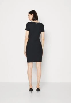 Guess Guendalina Cut Out Dress - Shift Dress - Jet Black -Guess Clothing Sale 539d0bff070246c781f09c4d3d8540a7