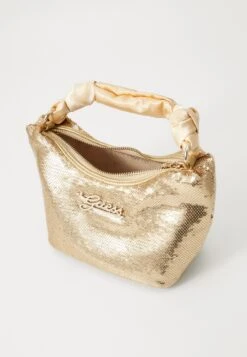 Guess SEQUINS HOBO MINIBAG UNISEX - Handbag - Light Gold-coloured -Guess Clothing Sale 5418b3eacadc460bbb782089a673715c