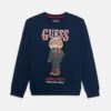 Guess JUNIOR ACTIVE TOP - Sweatshirt - Secret Blue