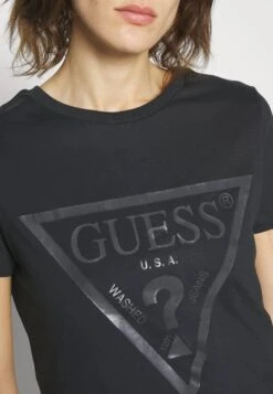 Guess Adele Ss Cn- Print T-Shirt - Blue Graphite Grey -Guess Clothing Sale 547142aec70c4899b90df5c01ea695f5