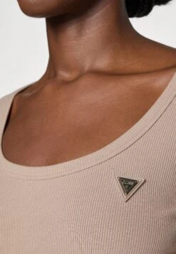 Guess COLETTE TOP - Long Sleeved Top - Silk Taupe -Guess Clothing Sale 555c63a6351b4ef4a642867f75c0cd38