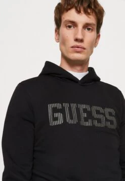 Guess Beau Hoodie - Sweatshirt - Jet Black -Guess Clothing Sale 55a0e8d7408e41a187f08af221c2fbec