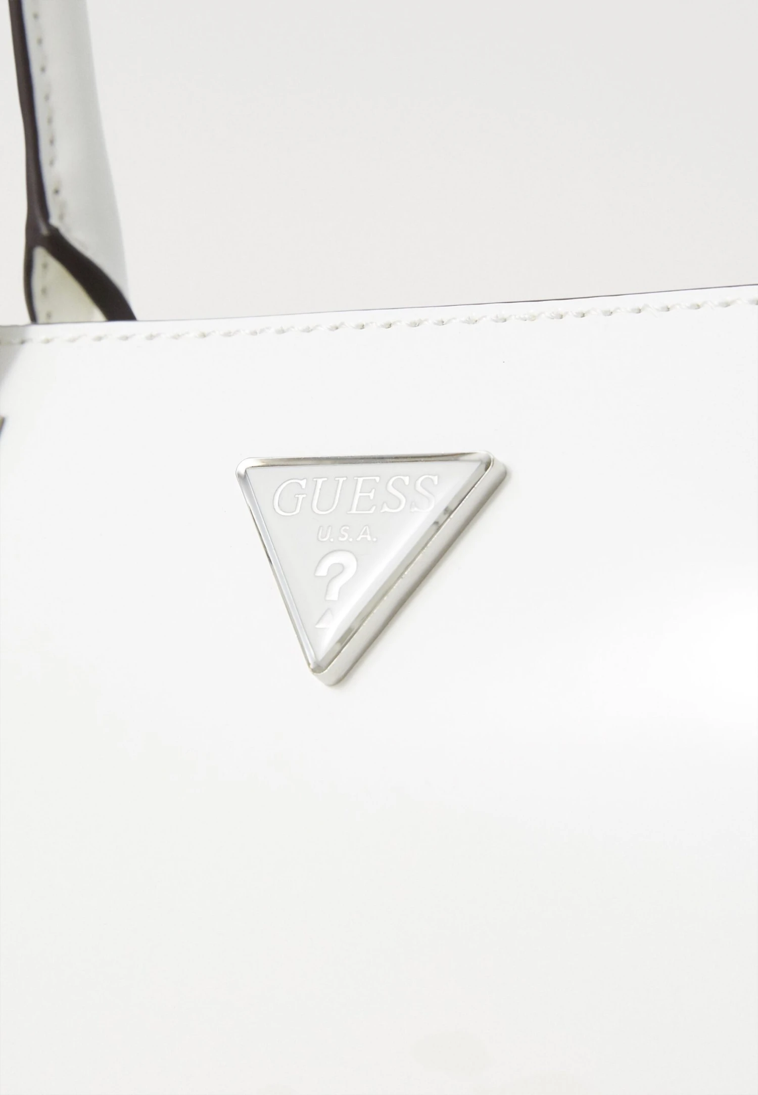 Guess ARNELA SHOULDER SATCHEL - Handbag - White 5 Guess ARNELA SHOULDER SATCHEL - Handbag - White - Image 5