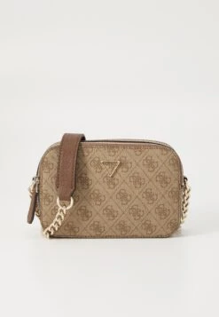 Guess NOELLE CROSSBODY CAMERA - Cross Body Bag - Coal -Guess Clothing Sale 566d3394fa404f8fad3296517fa67653