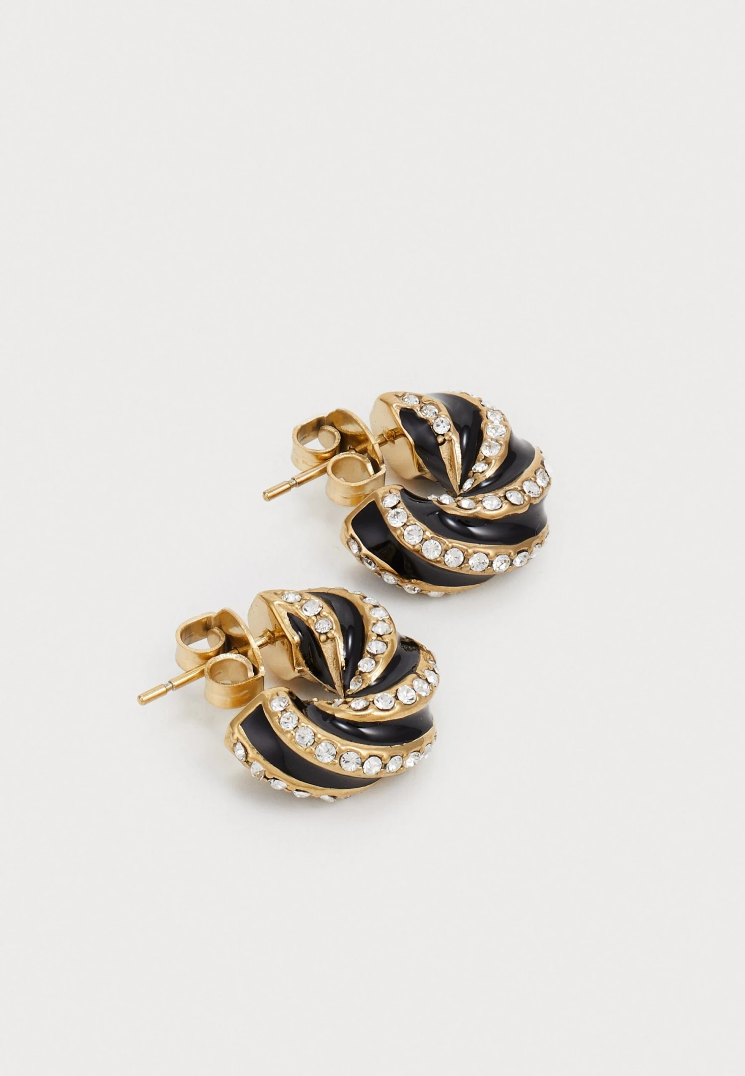 Guess LE MIRAGE - Earrings - Yellow Gold-coloured/black 2 Guess LE MIRAGE - Earrings - Yellow Gold-coloured/black - Image 2