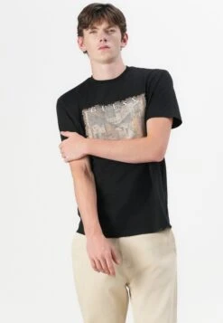 Guess TEE - Print T-shirt - Jet Black -Guess Clothing Sale 578c61212738492a886dca3fa4770764