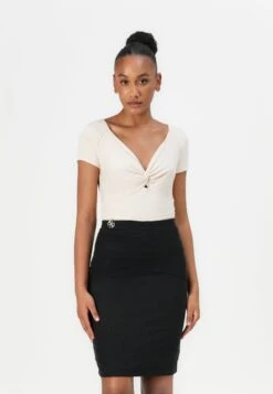 Guess PRISCA JEWEL PENCIL SKIRT - Pencil Skirt - Jet Black