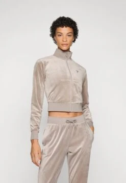 Guess COUTURE FULL ZIP - Zip-up Sweatshirt - Slate Mauve -Guess Clothing Sale 5817c2589952489a9b1a5cb90bd8b54d