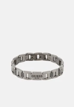 Guess FLAT CHAIN UNISEX - Bracelet - Gunmetal