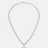 Guess CHAIN LION UNISEX - Necklace - Silver-coloured