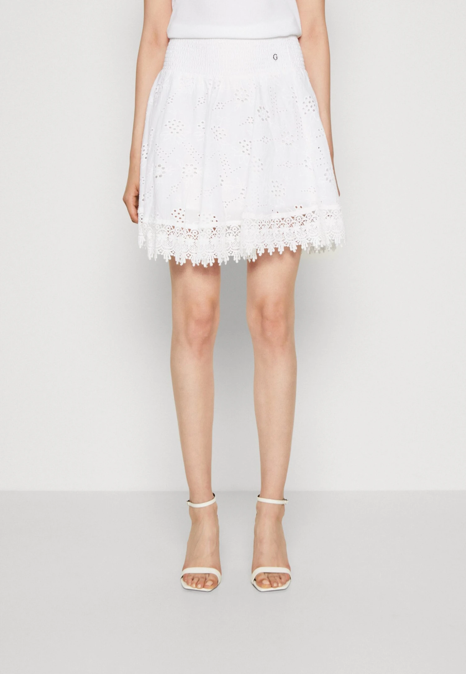 Guess Peggy Skirt - A-Line Skirt - Pure White 1 Guess Peggy Skirt - A-Line Skirt - Pure White