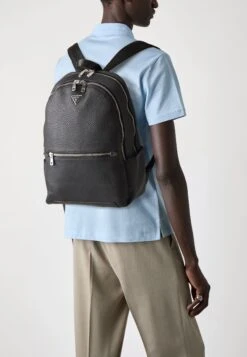 Guess TORINO ROUNDED BACKPACK - Rucksack - Black