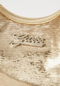 Guess SEQUINS HOBO MINIBAG UNISEX - Handbag - Light Gold-coloured -Guess Clothing Sale 5a26a0f45270408fa4e32eb0b3518f16