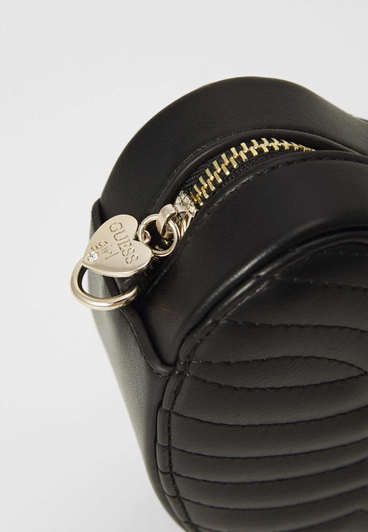 Guess HEART BAG UNISEX - Cross Body Bag - Jet Black 5 Guess HEART BAG UNISEX - Cross Body Bag - Jet Black - Image 5