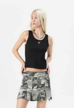 SKIRT - A-line Skirt - Green/grey -Guess Clothing Sale 5aeb346ff40d48b8806d4122a7638b31