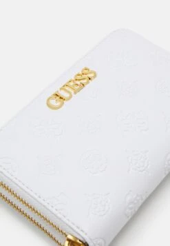 Guess Geva Medium Zip Around - Wallet - White Logo -Guess Clothing Sale 5b44dbc395a7426ebbd49e01059dbed6