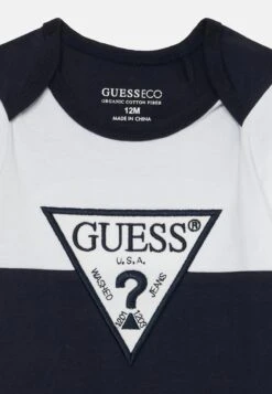 Guess BABY PANTS SET UNISEX - Tracksuit Bottoms - White/dark Blue -Guess Clothing Sale 5be9f135fa284aac90c628b1029aa248