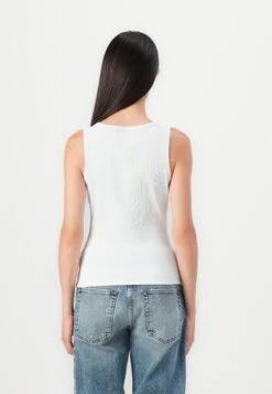 Guess VIVIANA LOGO TANK - Top - Pure White -Guess Clothing Sale 5bfdf83cdcab4902bc8e4d2dc8eed3fe