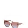 Guess Sunglasses - Shiny Beige / Gradient Brown