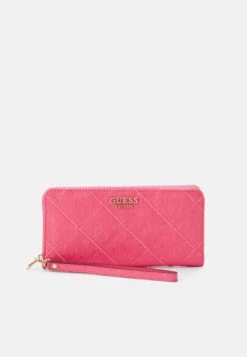 Guess Caddie Large Zip Around - Wallet - Magenta