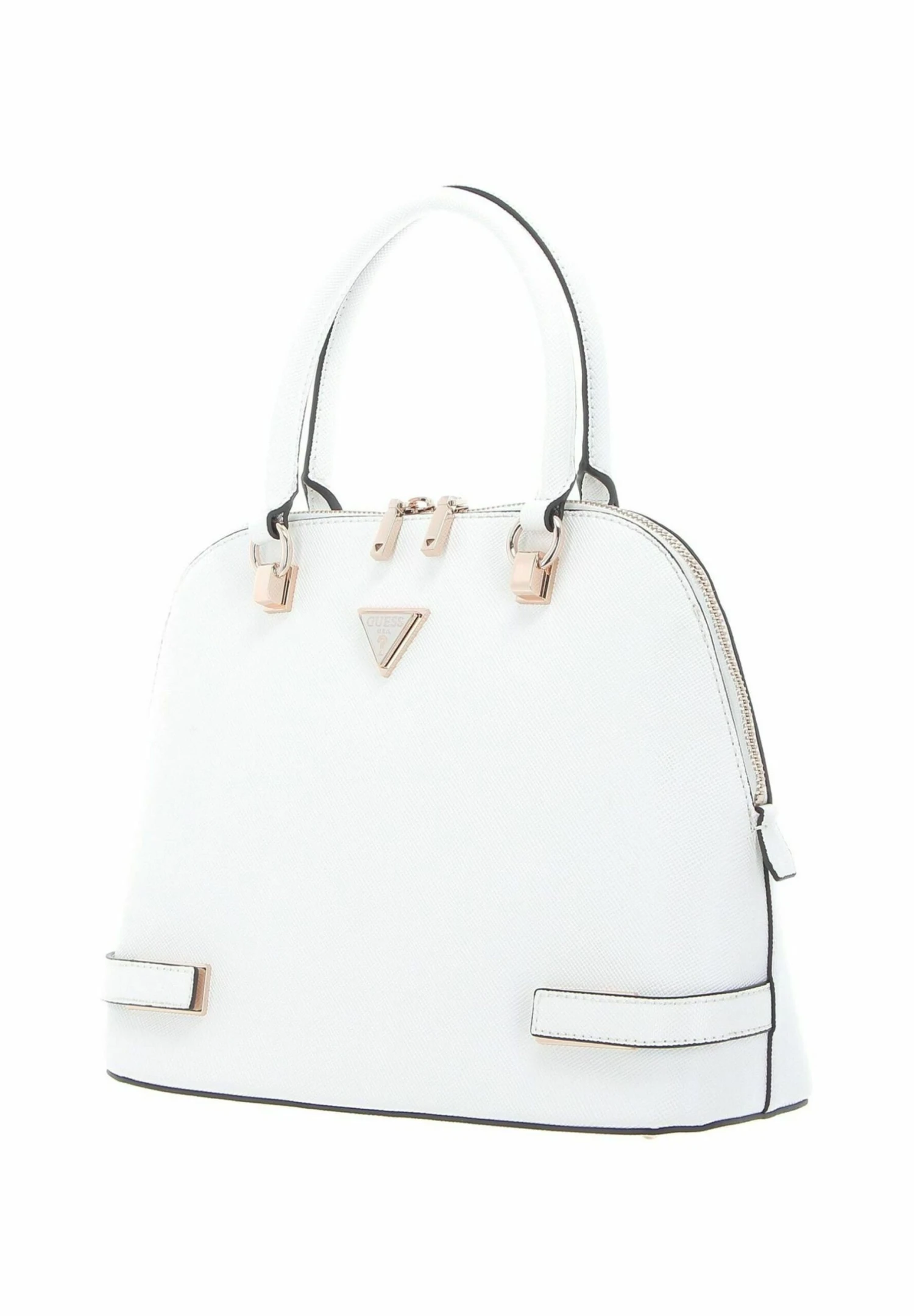 Guess Matilde Dome Satchel - Handbag - White 4 Guess Matilde Dome Satchel - Handbag - White - Image 4