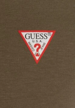 Guess Core Tee - Basic T-Shirt - Desert Green -Guess Clothing Sale 5dd1adc5aa964c9ea0f88530c604acf8