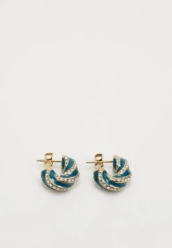 Guess LE MIRAGE - Earrings - Yellow Gold-coloured/petrol