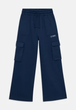 Guess JUNIOR PANTS - Tracksuit Bottoms - Secret Blue