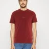 Guess Aidy Cn Ss - Basic T-Shirt - Dark Jam Red