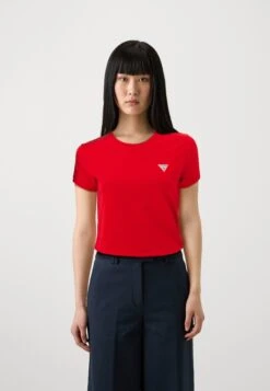 Guess MINI TRIANGLE TEE - Basic T-shirt - Delicious Red