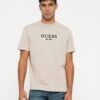 Guess SMALL LOGO TEE - Print T-shirt - Pasadena Stone