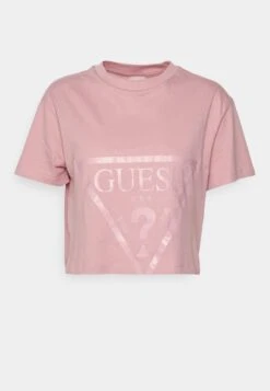 Guess Adele Crop - Print T-Shirt -Guess Clothing Sale 604396b1b1d94f278484c431cfc6ff3e