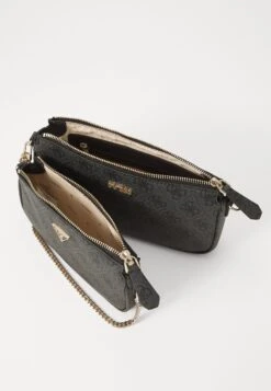 Guess NOELLE II POUCH CROSSBODY - Handbag - Coal -Guess Clothing Sale 604ab16091484269bcbac09011028084