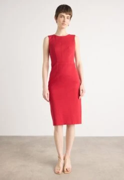 ZIP MIDI DRESS - Jersey Dress - Samba Red Vibes