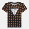 Guess BABY TODDLER KIDS CORE UNISEX - Print T-shirt - Dark Blue