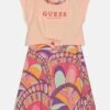 Guess Junior Stretch Dress - Jersey Dress - Orange/Rose