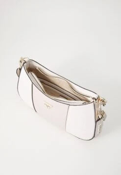 Guess NOELLE TOP ZIP SHOULDER BAG - Handbag - Off White/taupe -Guess Clothing Sale 61ba028abaab4ac790a3e6d98ea58db8