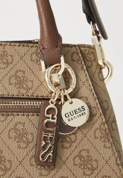 Guess NOELLE II LUXURY SATCHEL - Handbag - Latte/brown -Guess Clothing Sale 61bcf3a8647d4789be1e1bcdb38e7b1a