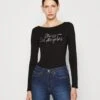 Guess Hevelina Body - Long Sleeved Top - Jet Black