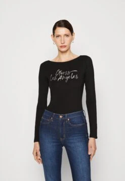 Guess Hevelina Body - Long Sleeved Top - Jet Black