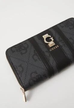 Guess ERENIA LARGE ZIP AROUND - Wallet - Coal Logo -Guess Clothing Sale 6372f71c1d3d41b0b1b585fe8c666bbb