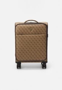 Guess Vezzola Cabin Unisex - Wheeled Suitcase - Beige/Brown