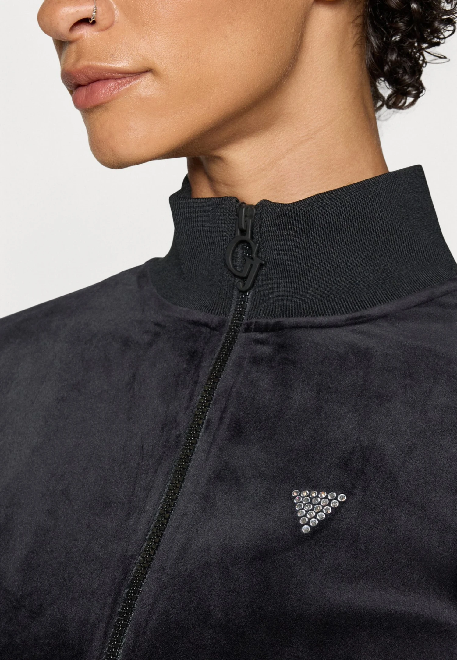 Guess COUTURE FULL ZIP - Zip-up Sweatshirt - Jet Black 6 Guess COUTURE FULL ZIP - Zip-up Sweatshirt - Jet Black - Image 6