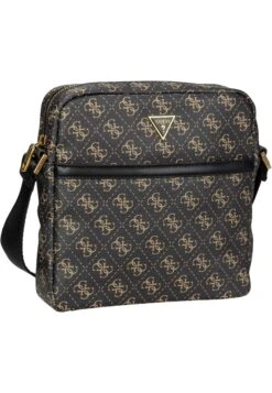 Guess Vezzola Smrt Top Zp Xbody Flt - Across Body Bag - Brown/Ochre