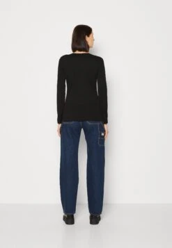 Guess Script - Long Sleeved Top - Black -Guess Clothing Sale 64f03842c6fa4b40b689e46a42bb0662