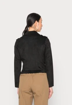 Guess Es Monica - Faux Leather Jacket - Jet Black -Guess Clothing Sale 662f3526d2f64d6d8256cd38d7ecc913