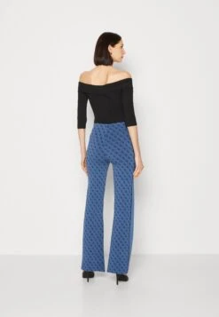 Guess Lise 4G Logo Swtr- Trousers - Blackened Blue -Guess Clothing Sale 665f590eb73e491f8d71c3afdb302846